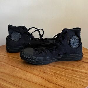 All Black Converse All Star Chuck Taylor